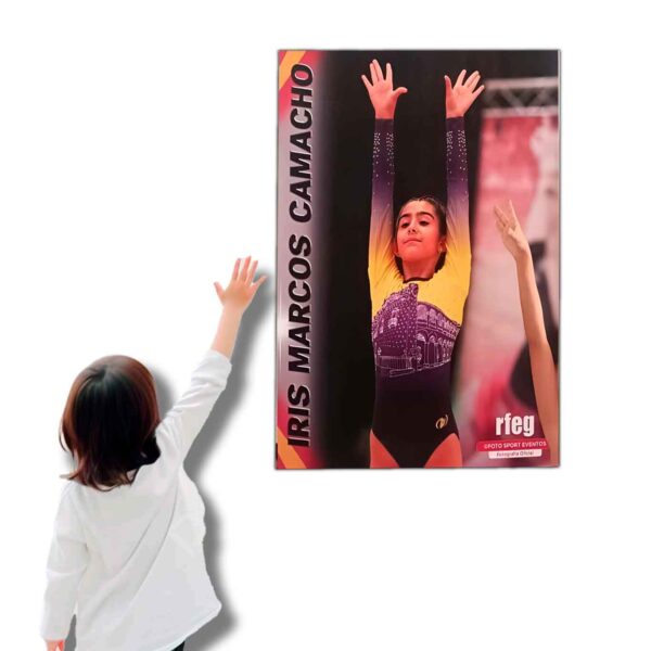 póster gimnasia rítmica personalizado