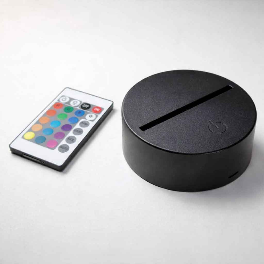 base para lámpara LED personalizada