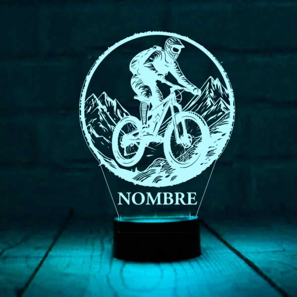 Lámpara personalizada ciclismo montaña