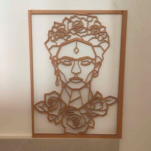 Cuadro geométrico Frida Kahlo