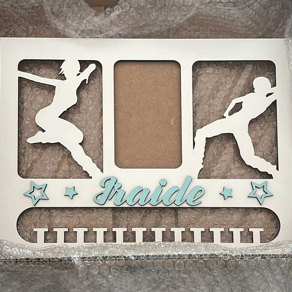 medallero con foto personalizado