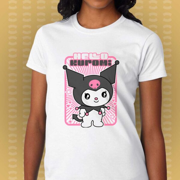 Camiseta-Hello-kitty-hello-kuromi