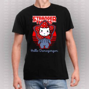 Camiseta-Stranger-Things-hello-kitty-Demogorgon