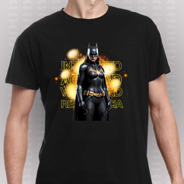 Camiseta-Batwoman-negra