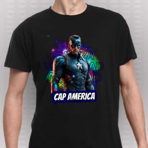 Camiseta-Capitán-América-negra