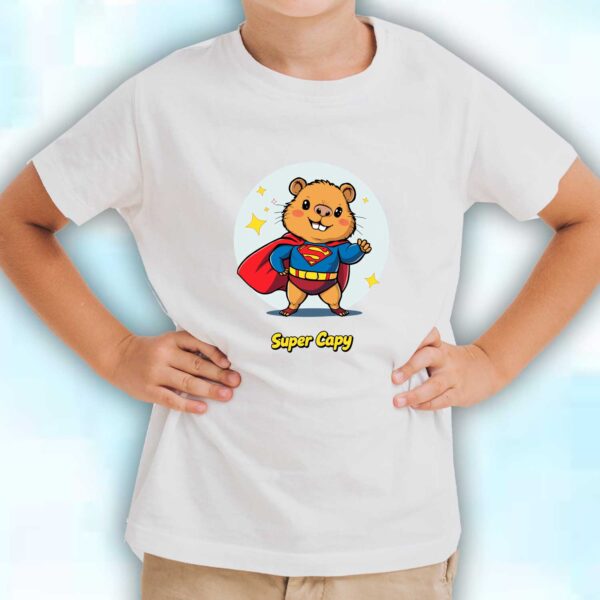 camiseta-capibara-Superman