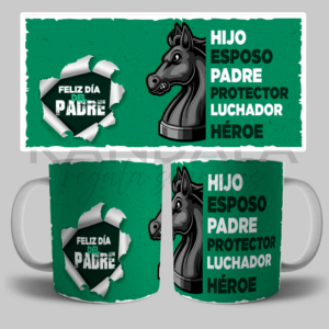 taza-día-del-padre,-padre-luchador