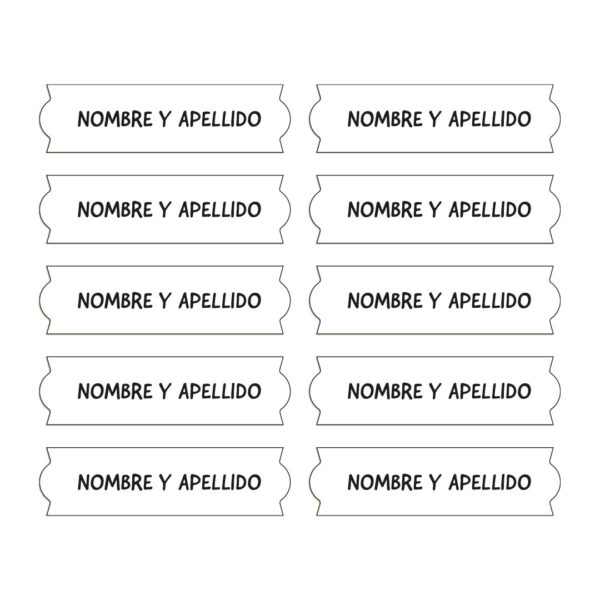 Pliego de pegatinas personalizadas DTF para marcar ropa