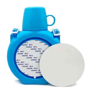 Cantimplora Personalizada con Vaso - azul
