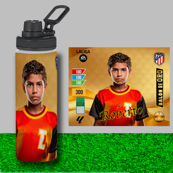 botella-de-agua--personalizada-balón-de-oro