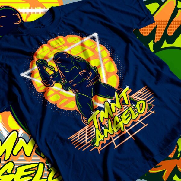 Camiseta-Tortugas-Ninja-michelangelo-cara