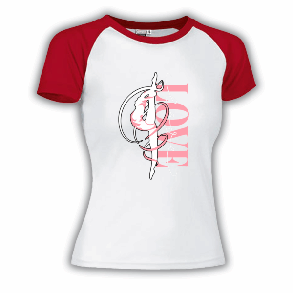 camiseta-gimnasia-rítmica-love-blanca