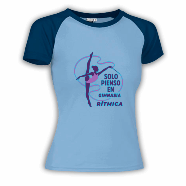 camiseta-gimnasia-rítmica-solo-pienso-en-rítmica-azul