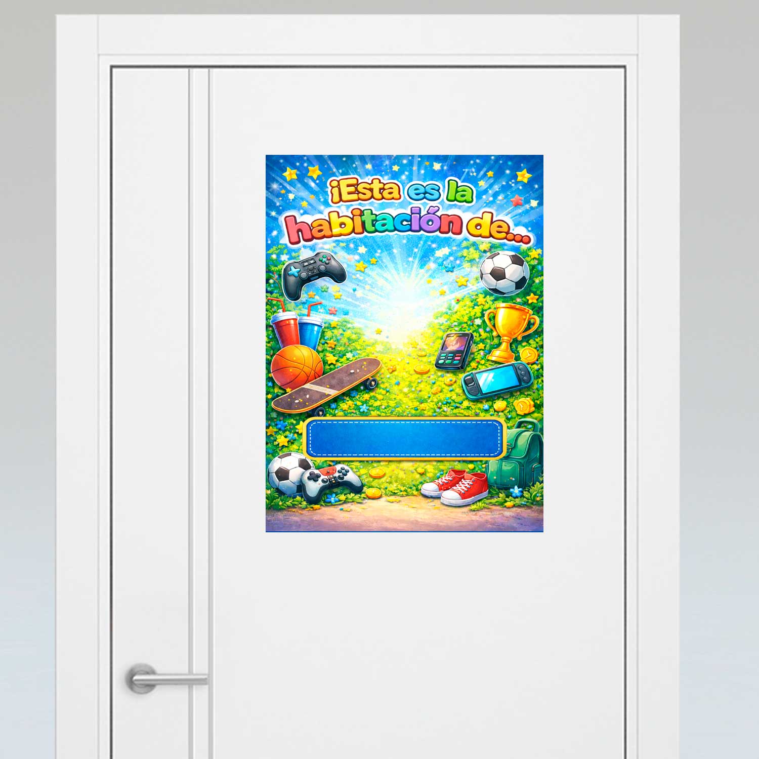 Letrero puerta de habitación infantil - Imagen 7