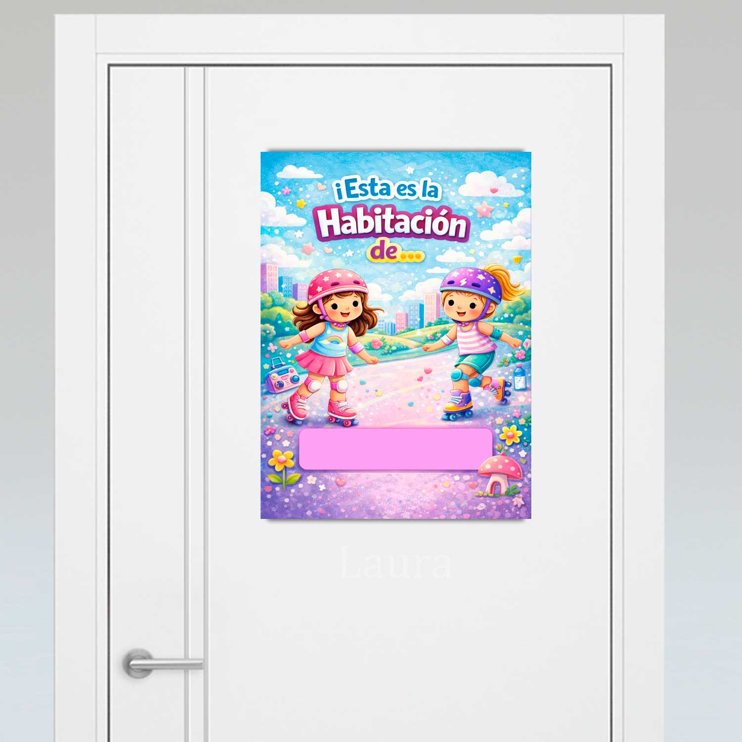 Letrero puerta de habitación infantil - Imagen 8