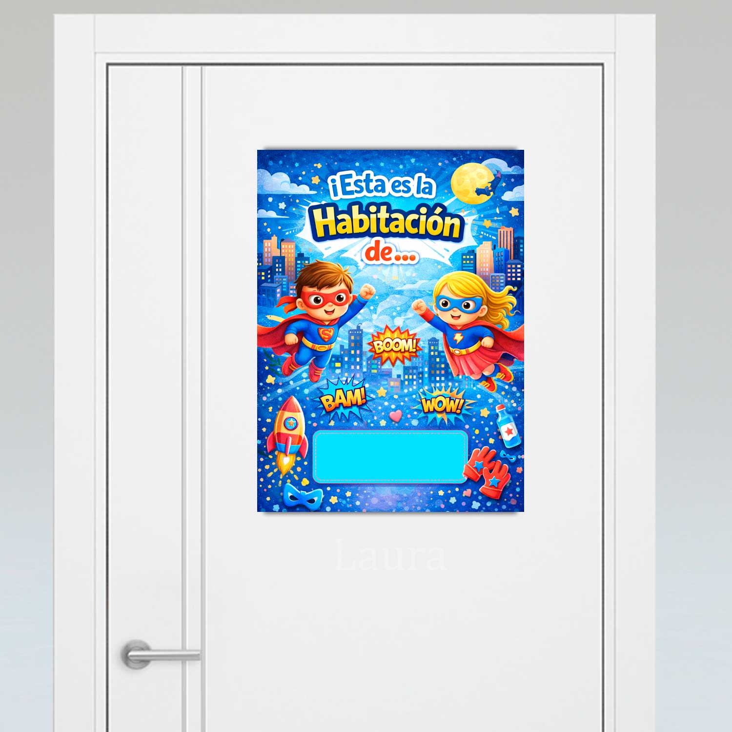 Letrero puerta de habitación infantil - Imagen 12