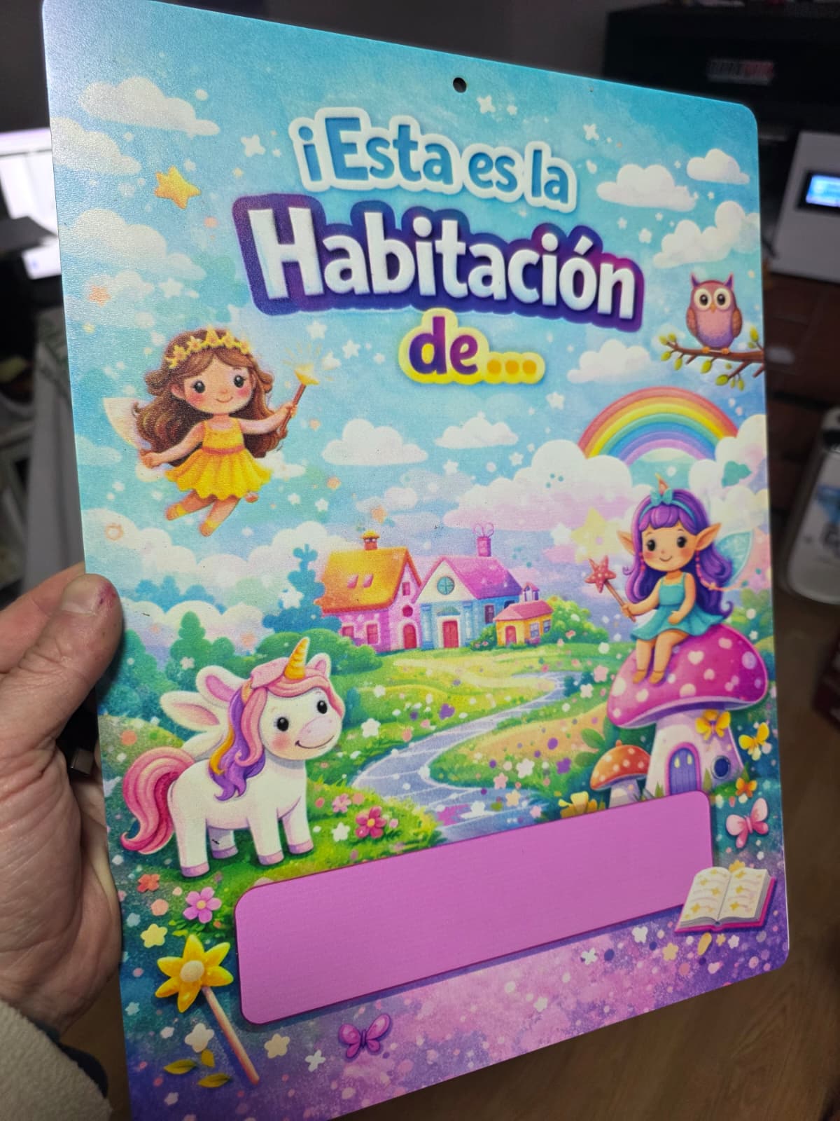 Letrero puerta de habitación infantil - Imagen 2