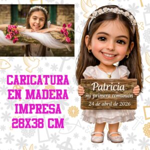 Caricatura-de-madera-impresa-comunión