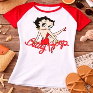 Camiseta-Betty-boop-bicolor