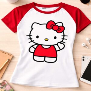 camiseta-Hello-Kitty-Bicolor