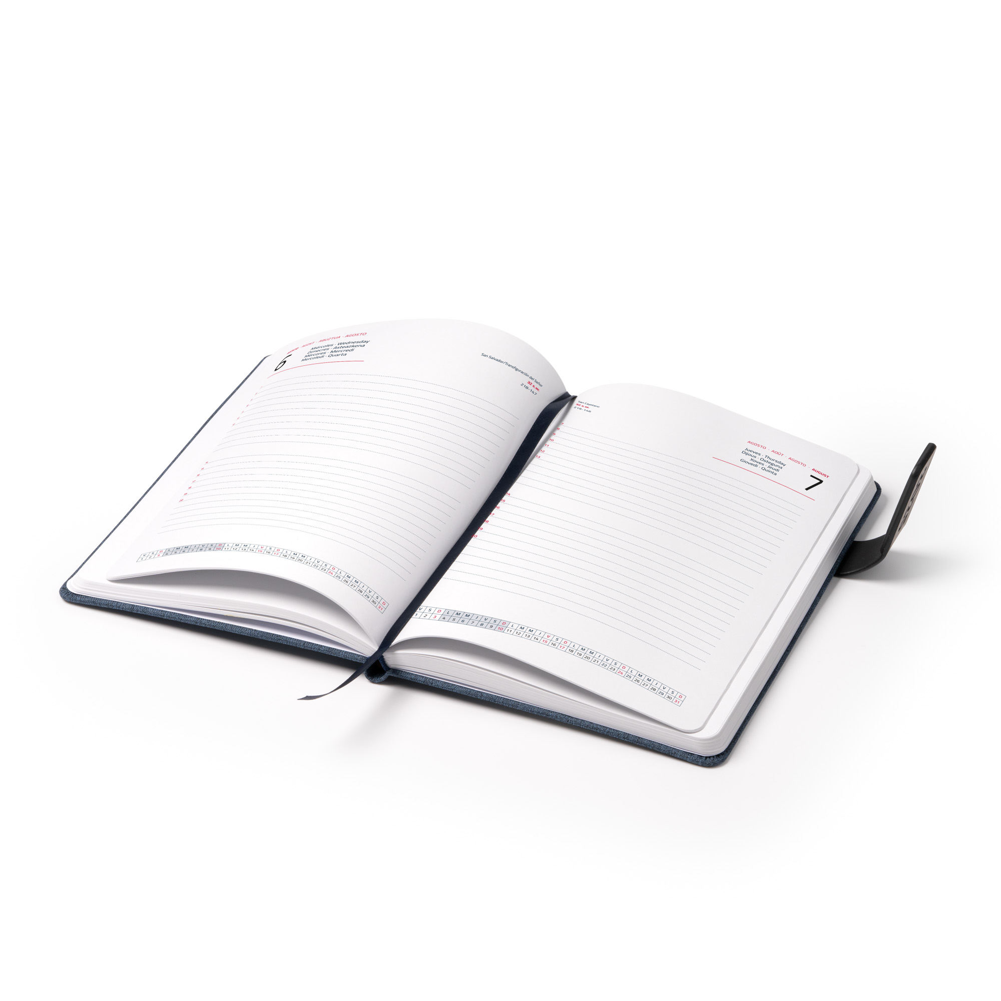 Agenda 2027 A5 personalizada con logo