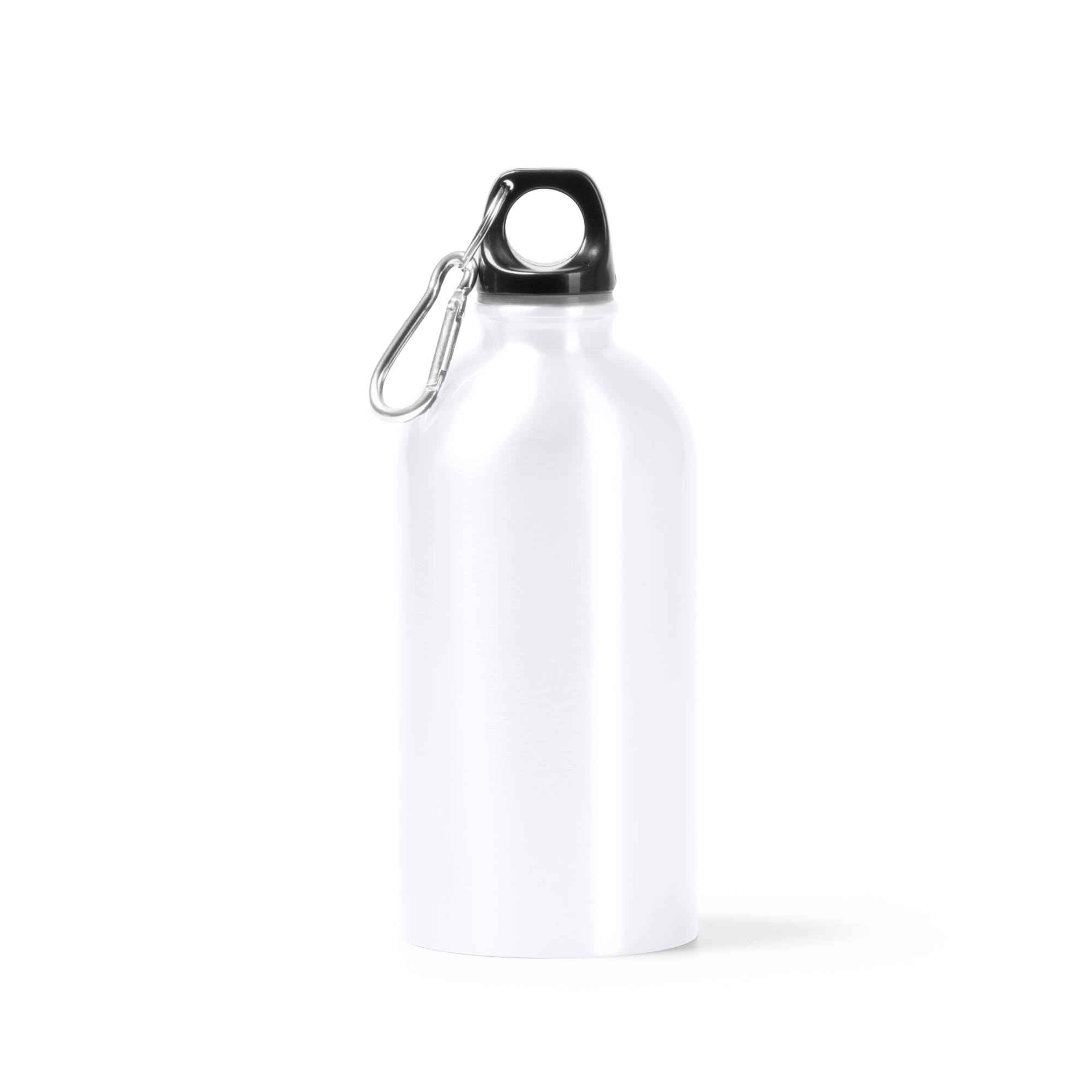 Bidón de acero inoxidable 500 ml personalizado en color blanco