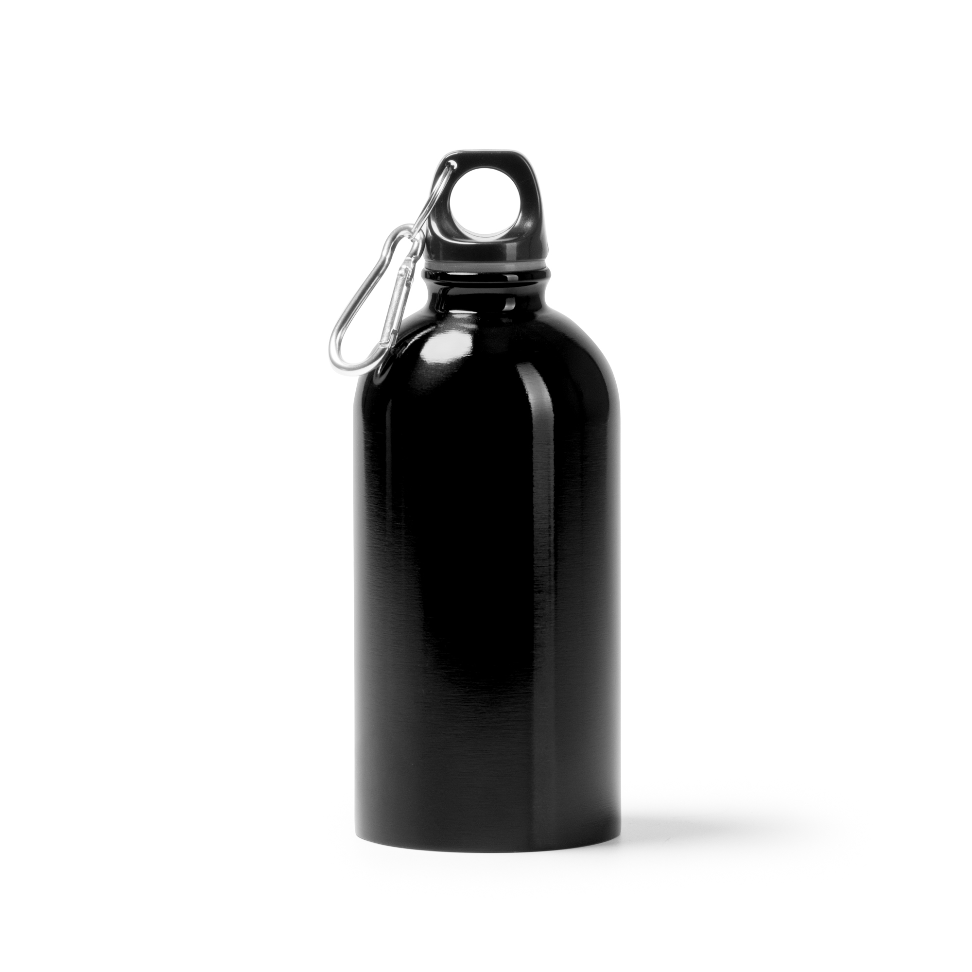 Bidón de acero inoxidable 500 ml personalizado en color negro