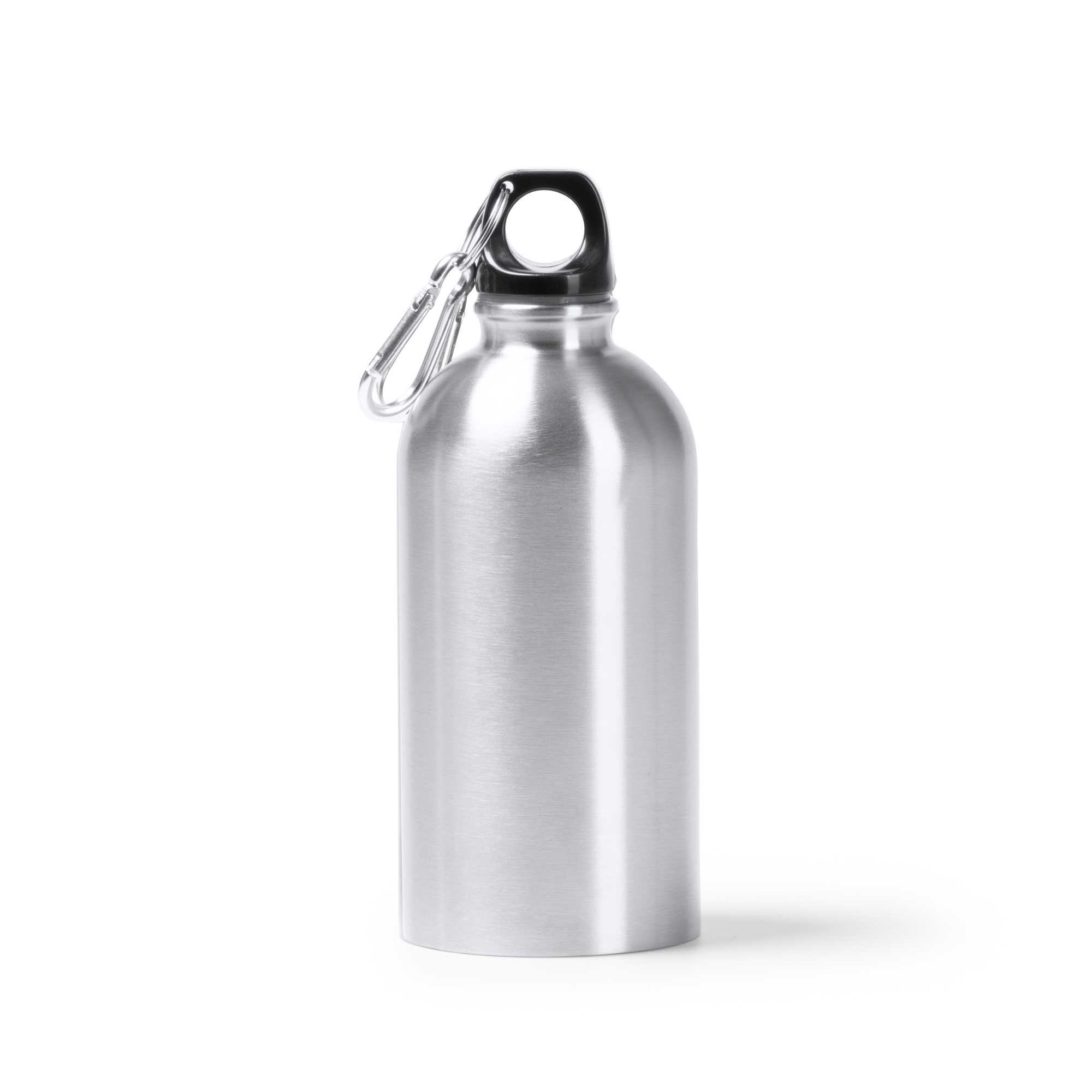 Bidón de acero inoxidable 500 ml personalizado en color plata