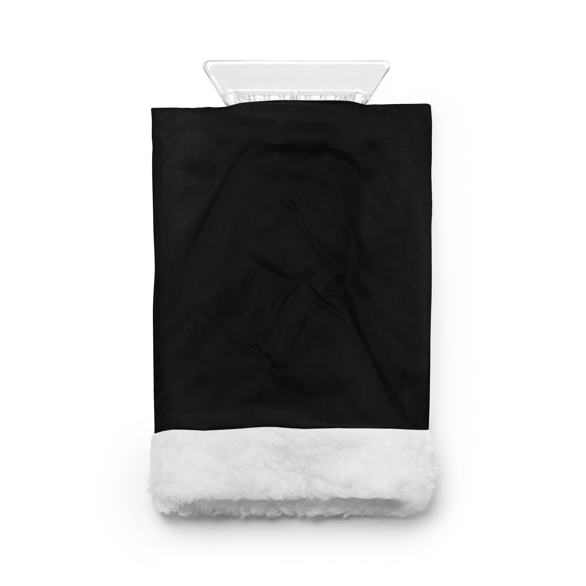 Rascador de hielo con manopla personalizado en color negro