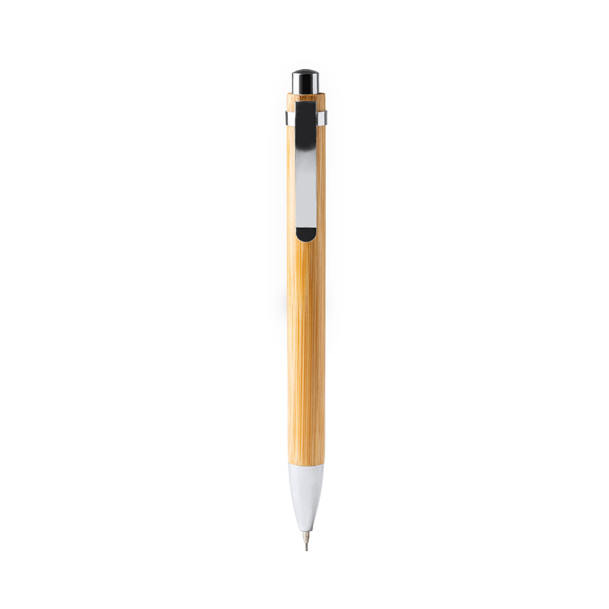Set de bolígrafo y portaminas de bambú personalizado